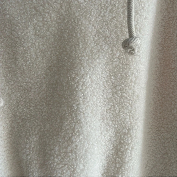 Current Air x Anthropologie Callan Cream Pullover Sherpa Hoodie 22445 - Picture 5 of 9